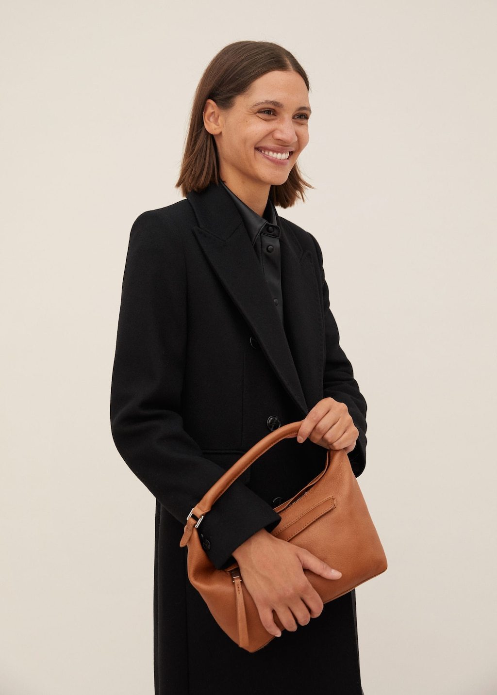 Multi-position leather bag