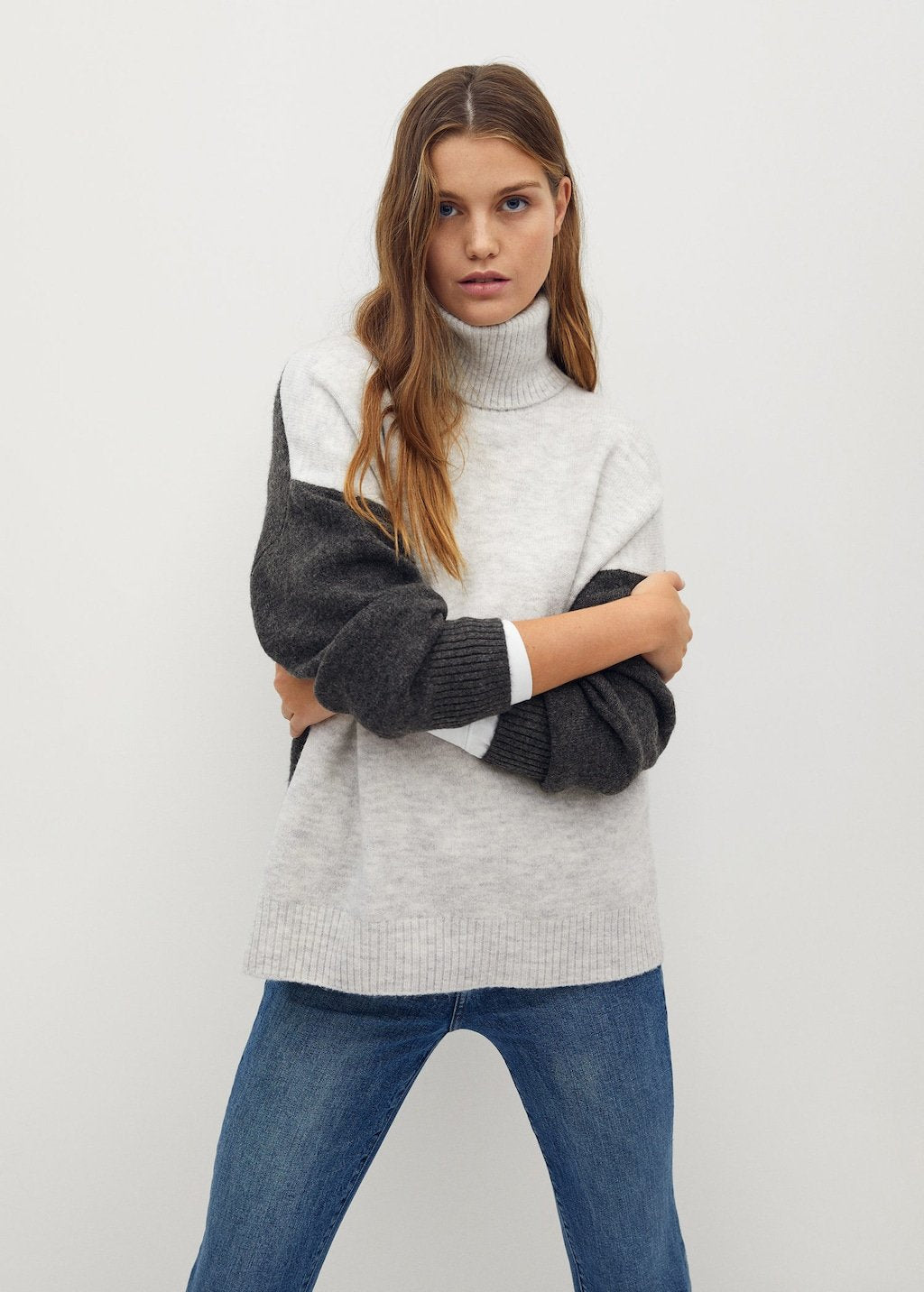 Turtle neck oversize sweater