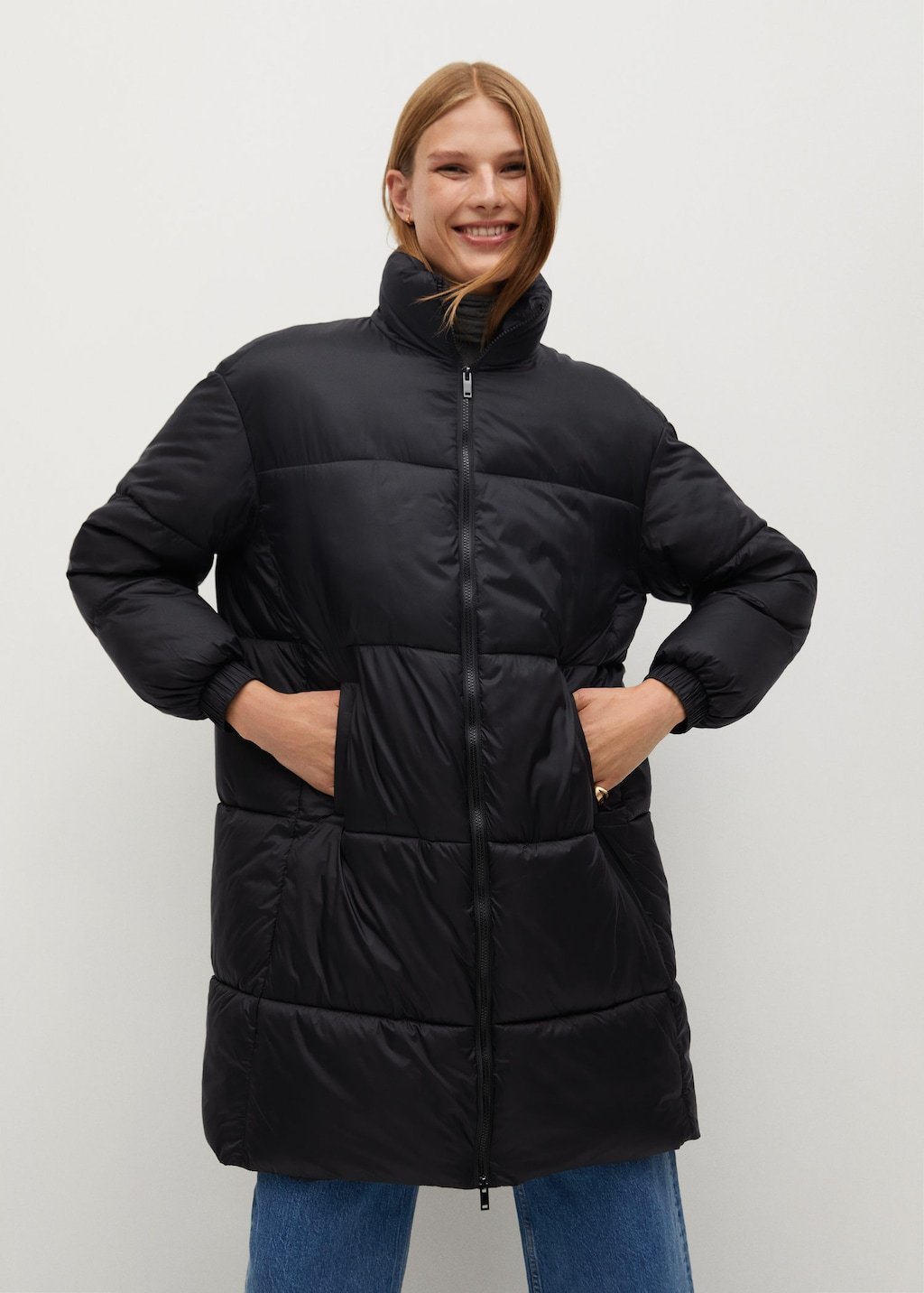 Oversize quilted coat