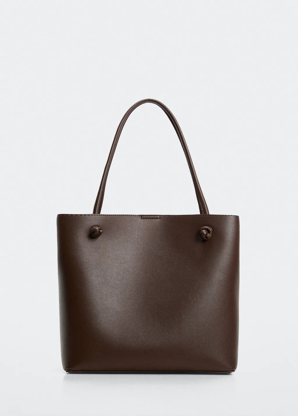 Knots pleated shopper bag