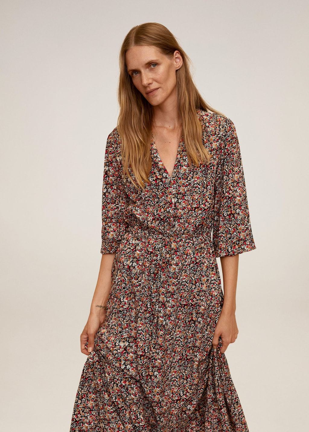 Floral print dress