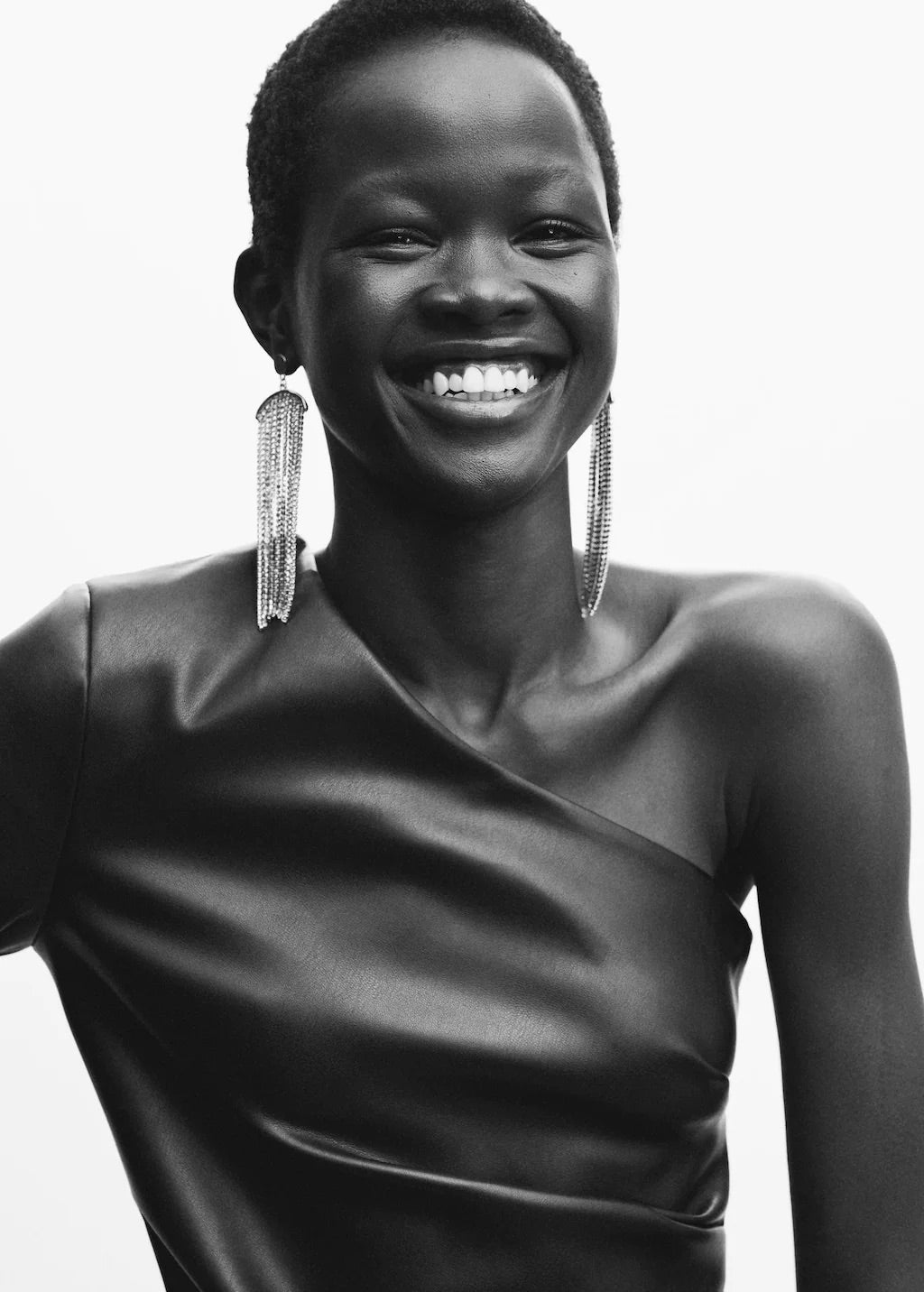 Crystal waterfall earrings