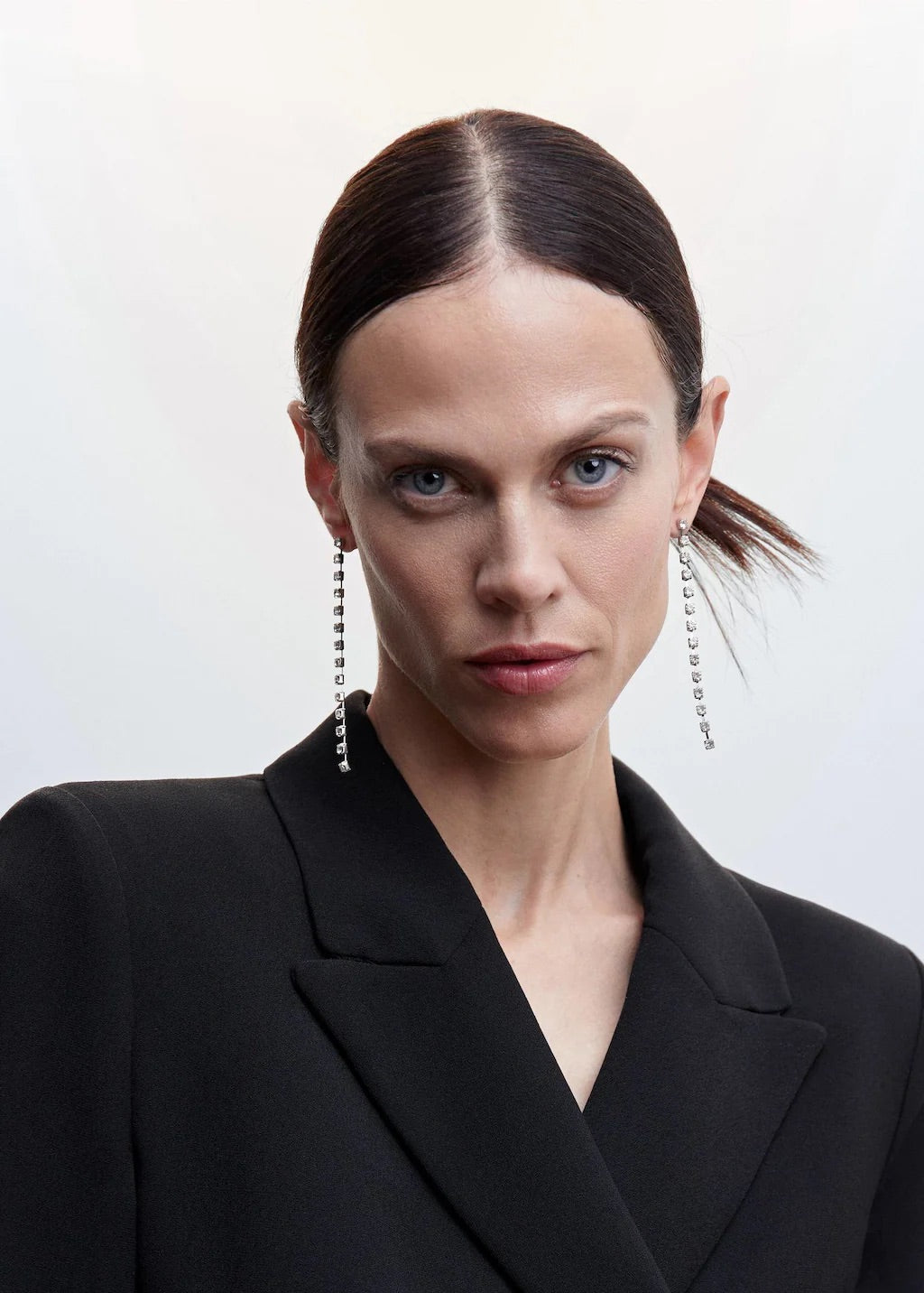 Crystal thread earrings