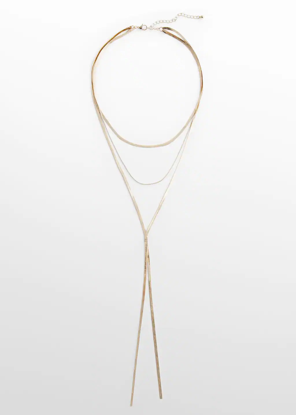 Long triple necklace