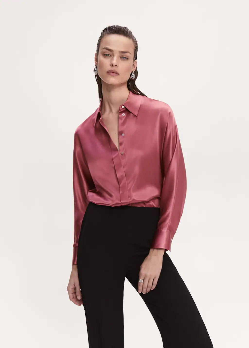 100% silk shirt