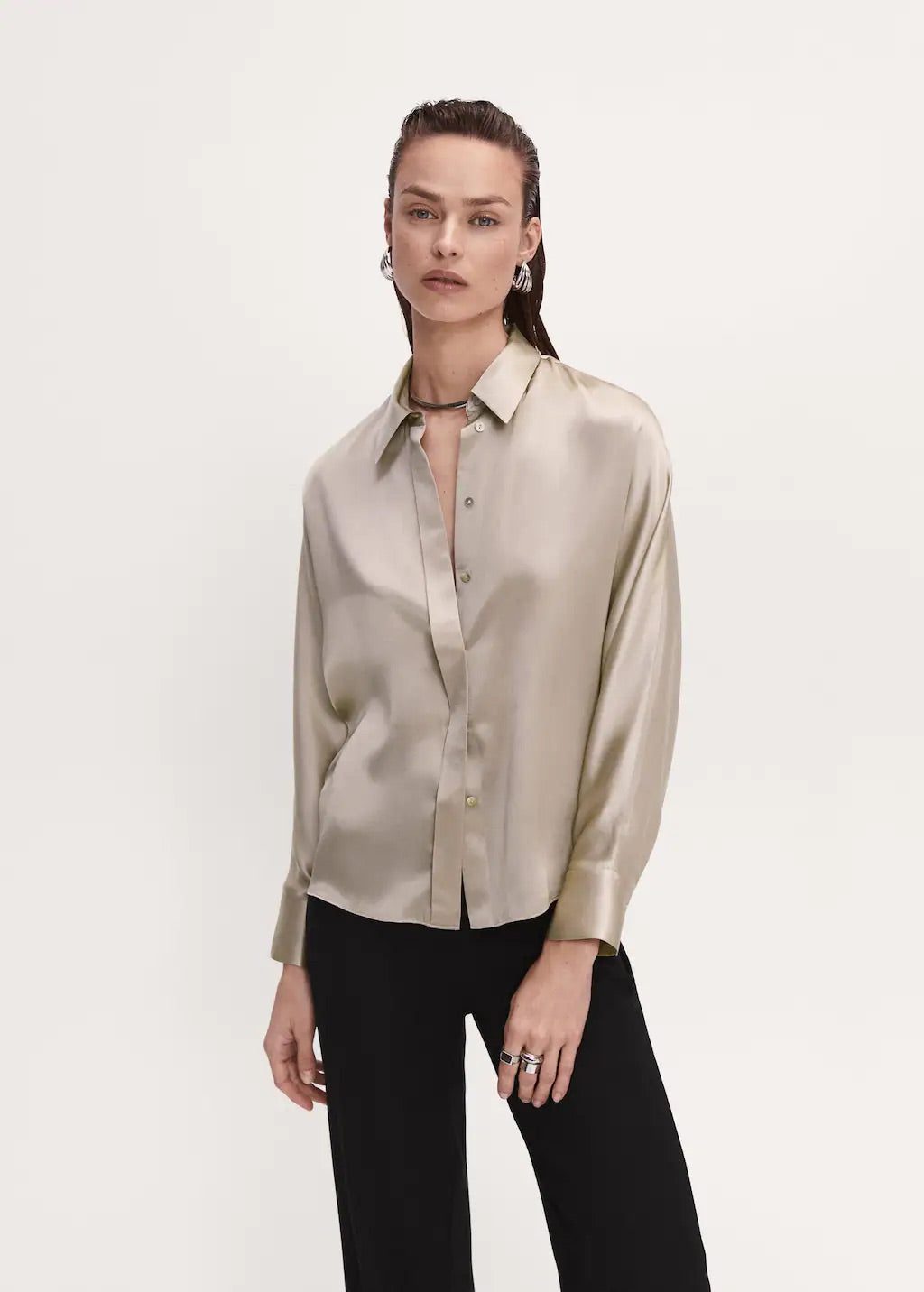 100% silk shirt