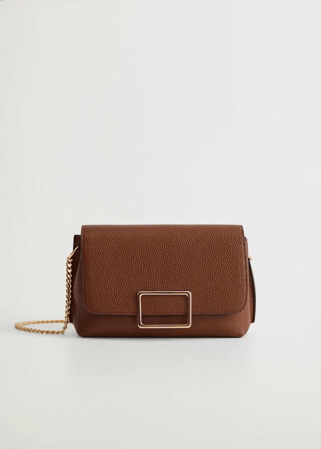 Buckled flap bag