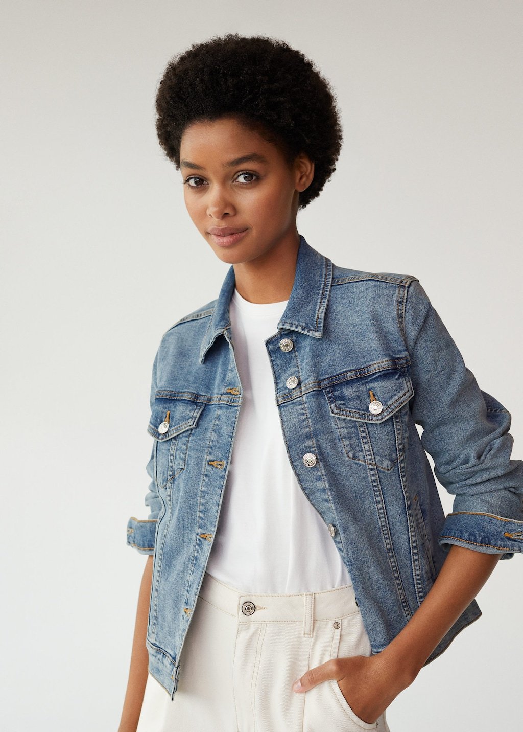 Light denim jacket