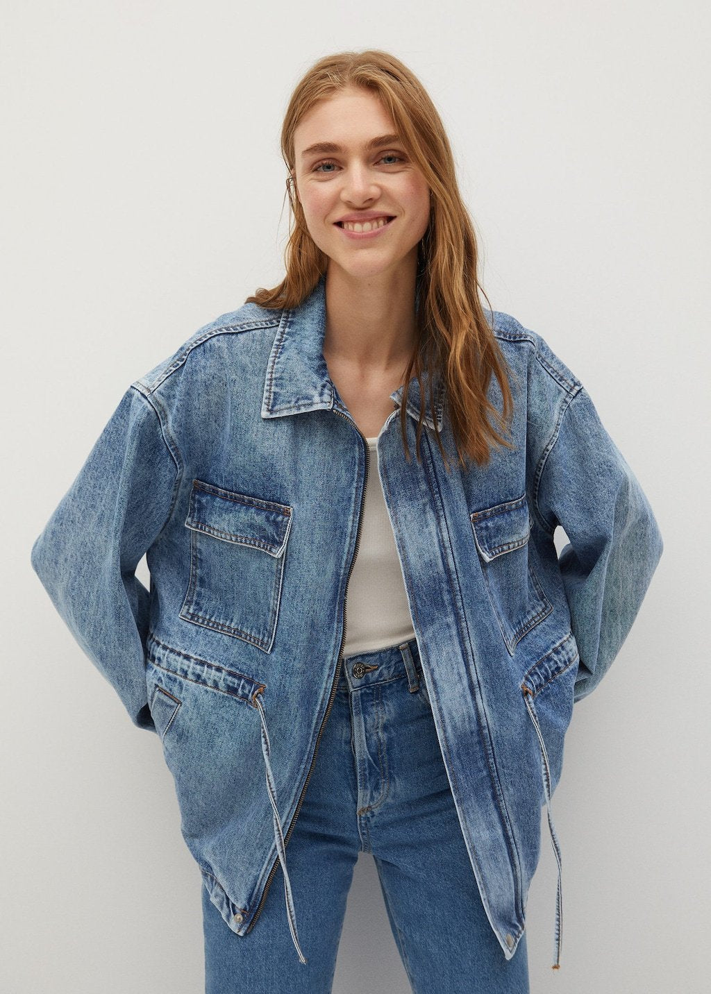 Oversize denim jacket