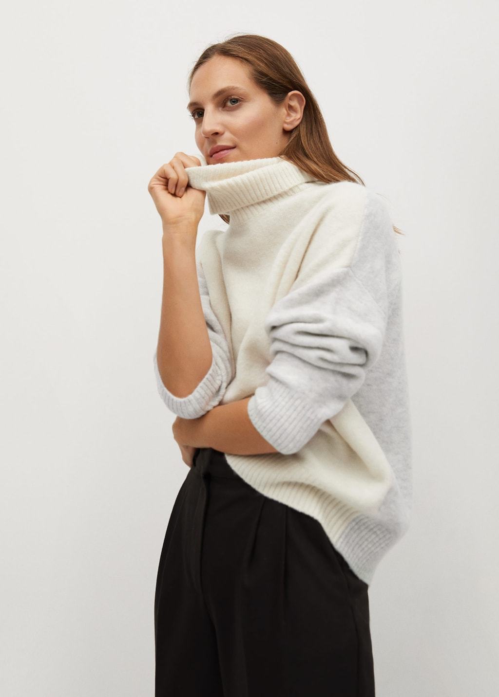 Turtle neck oversize sweater